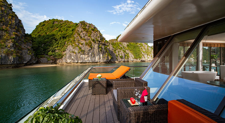 halong bay wellness spa tour